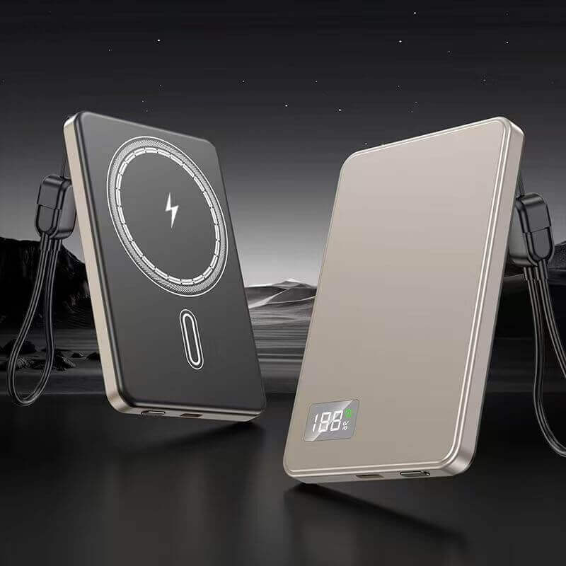 CUTTING-EDGE TECHNOLOGY ultra-thin fast-charging magnetic wireless power bank