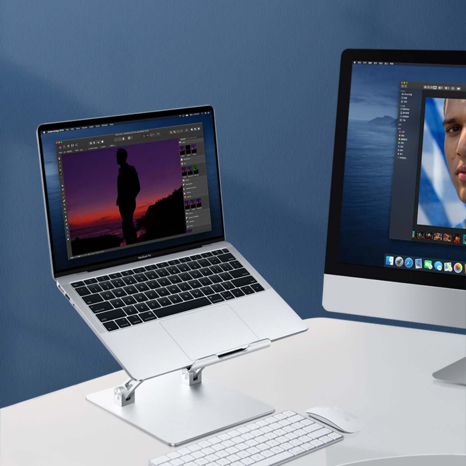 CUTTING-EDGE TECHNOLOGY portable aluminum laptop cooling computer stand