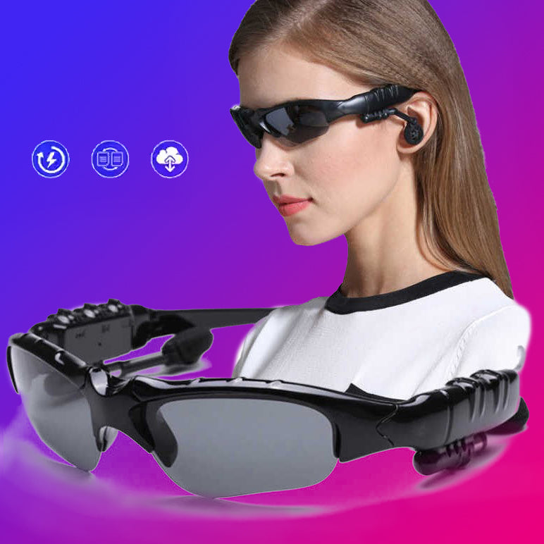 CUTTING-EDGE TECHNOLOGY 4.1 Bluetooth Sunglasses Headset