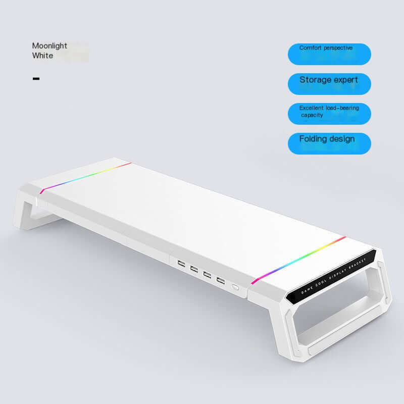 CUTTING-EDGE TECHNOLOGY multi-functional computer monitor stand with USB hub