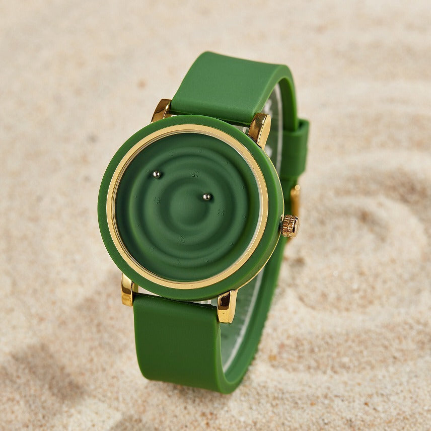 CUTTING-EDGE TECHNOLOGY black fashion concept suspension watch