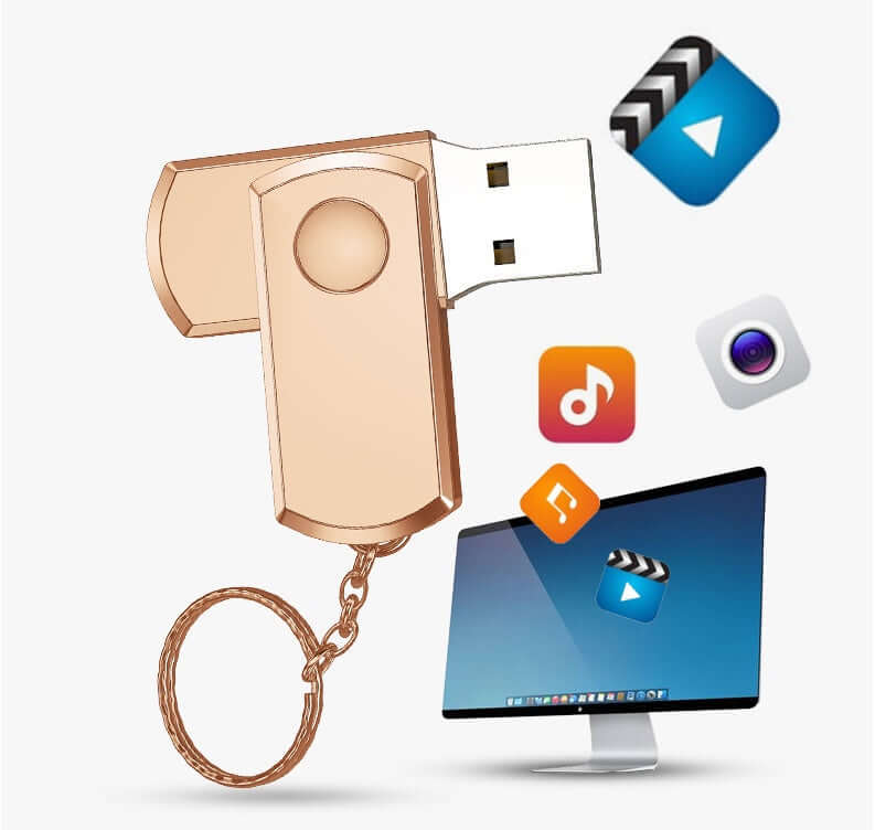 CUTTING-EDGE TECHNOLOGY ultra-large capacity metal USB flash drive