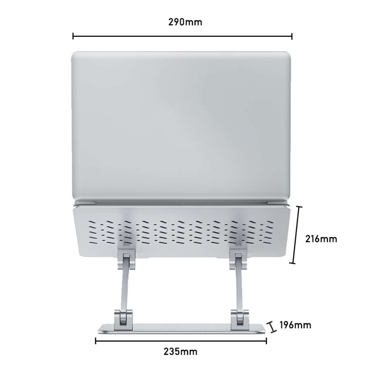 CUTTING-EDGE TECHNOLOGY portable aluminum laptop cooling computer stand