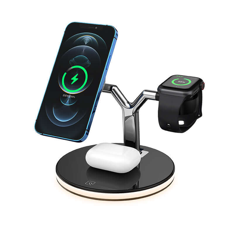 CUTTING-EDGE TECHNOLOGY 3-in-1 15W Magnetic Wireless Charger