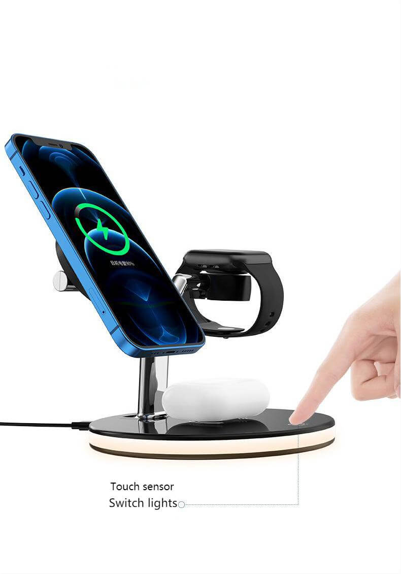 CUTTING-EDGE TECHNOLOGY 3-in-1 15W Magnetic Wireless Charger