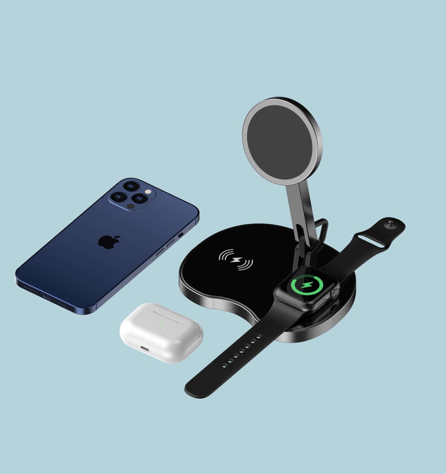 CUTTING-EDGE TECHNOLOGY PH19 3-in-1 Wireless Charger