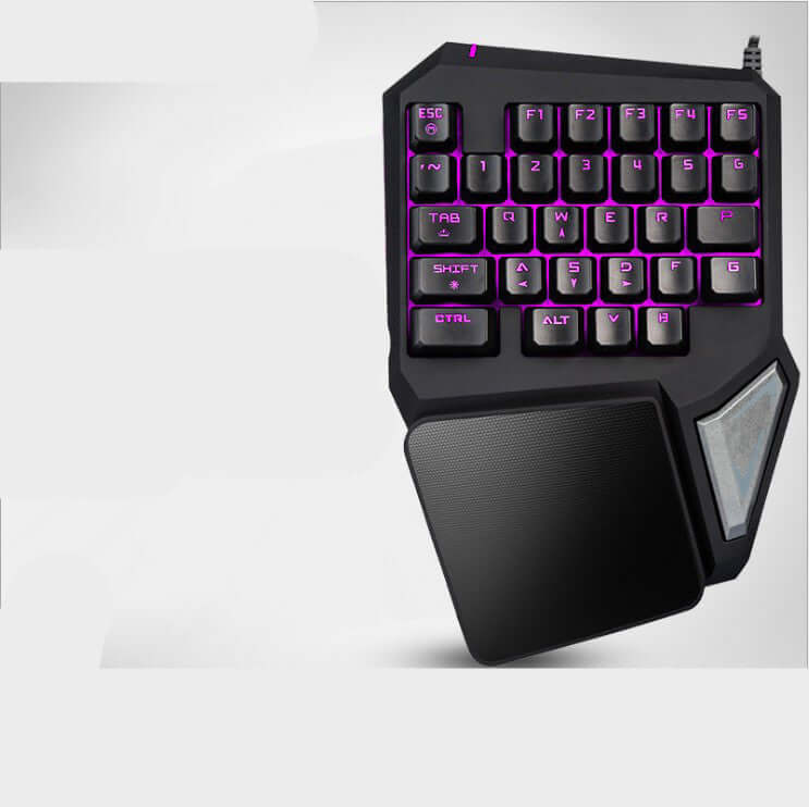 CUTTING-EDGE TECHNOLOGY One-Handed Gaming Keyboard Set