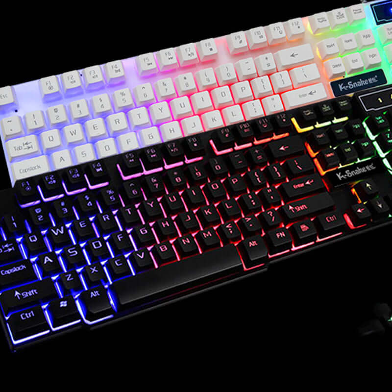 CUTTING-EDGE TECHNOLOGY Office Home USB Gaming Keyboard