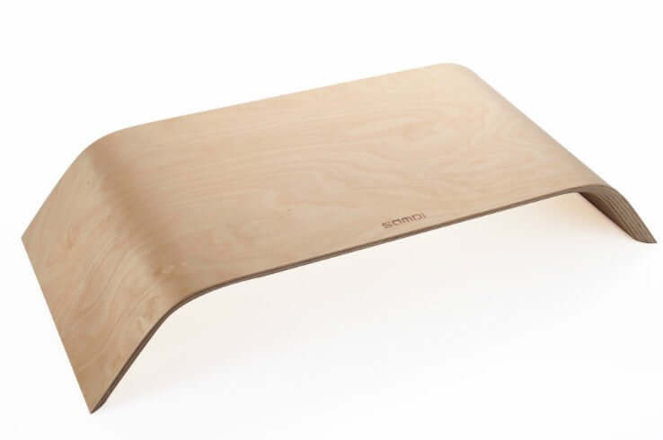 CUTTING-EDGE TECHNOLOGY Wooden iMac & Laptop Stand