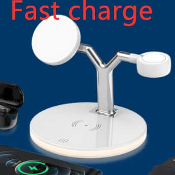 CUTTING-EDGE TECHNOLOGY 3-in-1 15W Magnetic Wireless Charger