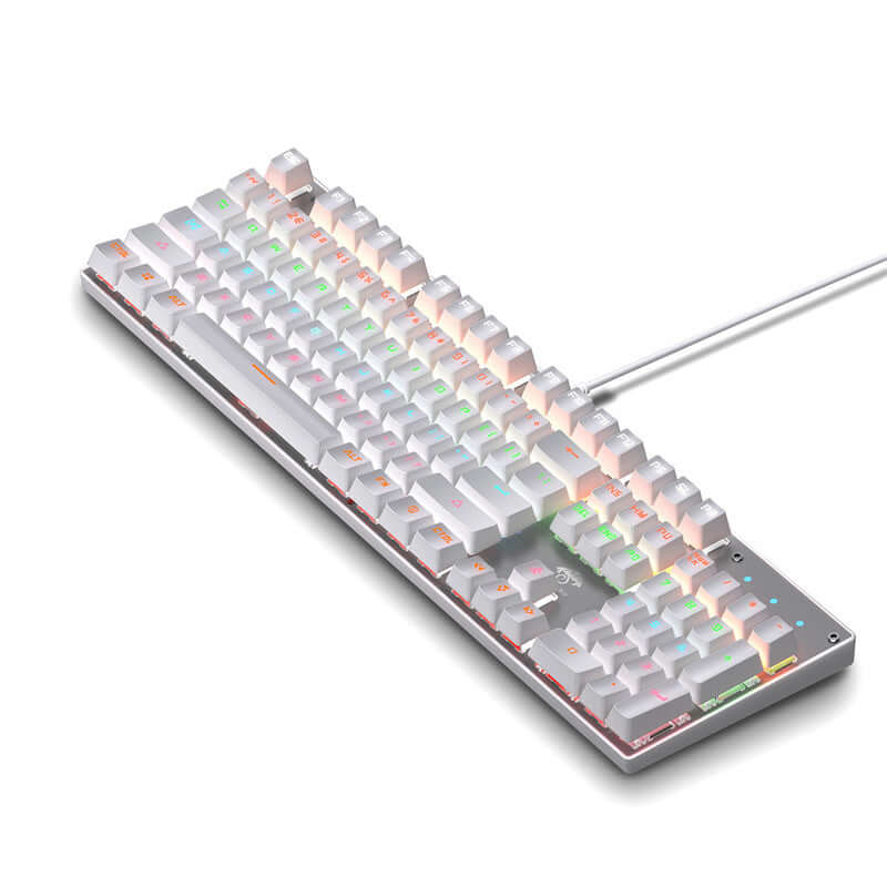CUTTING-EDGE TECHNOLOGY Luminous Punk USB Wired Computer Gaming Keyboard