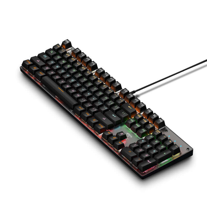 CUTTING-EDGE TECHNOLOGY Luminous Punk USB Wired Computer Gaming Keyboard