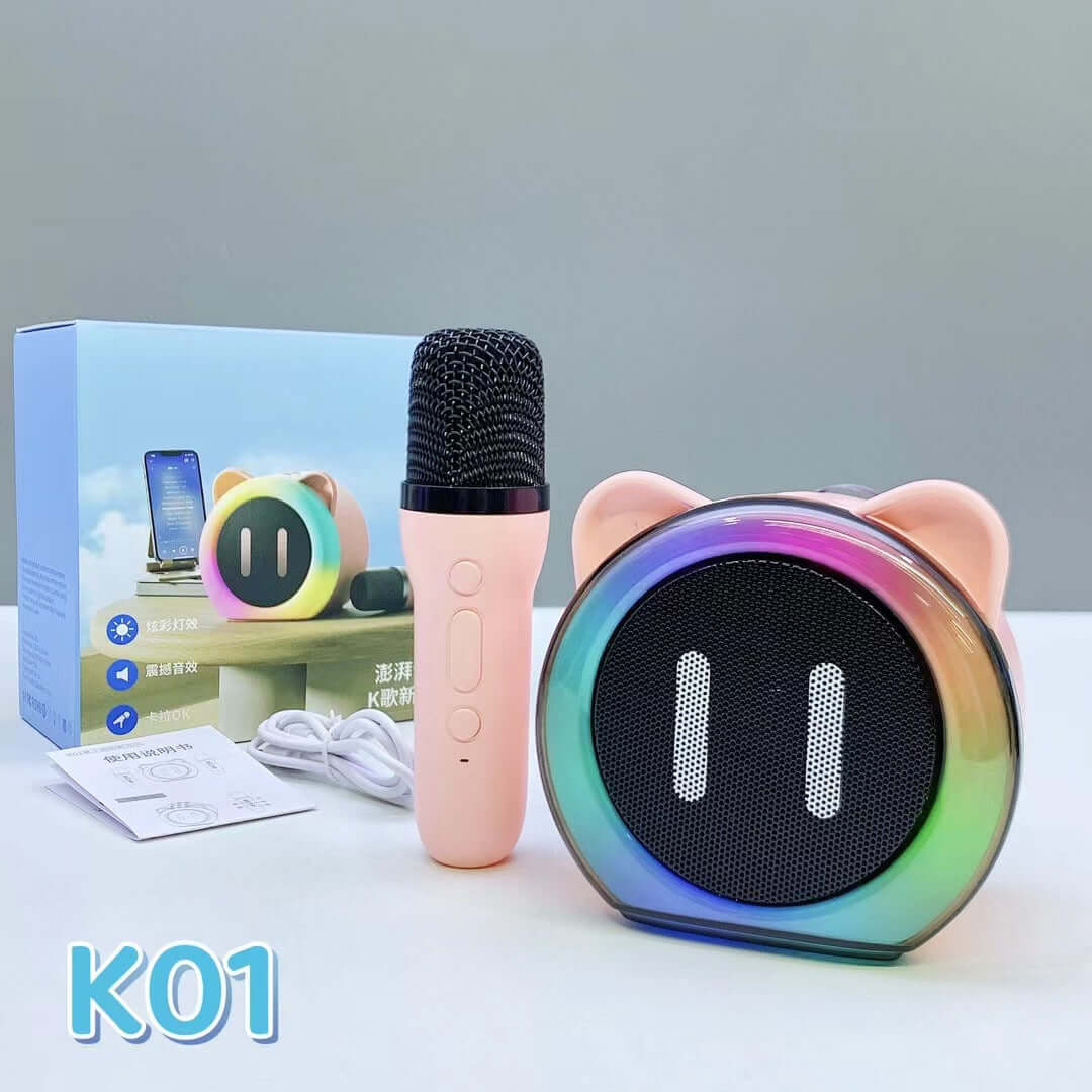 CUTTING-EDGE TECHNOLOGY Bluetooth Karaoke Speaker for Kids