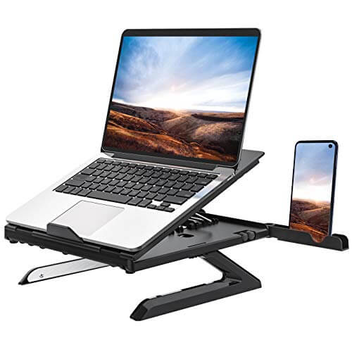 CUTTING-EDGE TECHNOLOGY multi-functional adjustable laptop stand with aluminum base