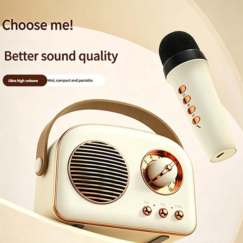 CUTTING-EDGE TECHNOLOGY Mini Portable Karaoke Machine