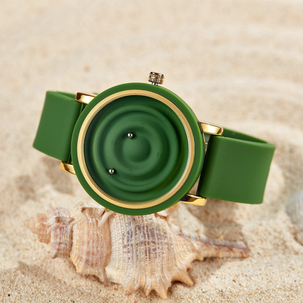 CUTTING-EDGE TECHNOLOGY black fashion concept suspension watch