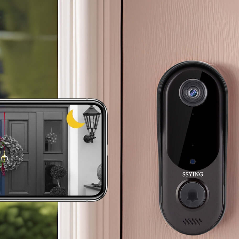 CUTTING-EDGE TECHNOLOGY Wireless Smart WiFi Doorbell for modern home entrance