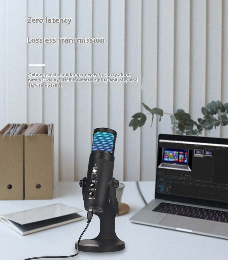 CUTTING-EDGE TECHNOLOGY RGB USB Condenser Microphone