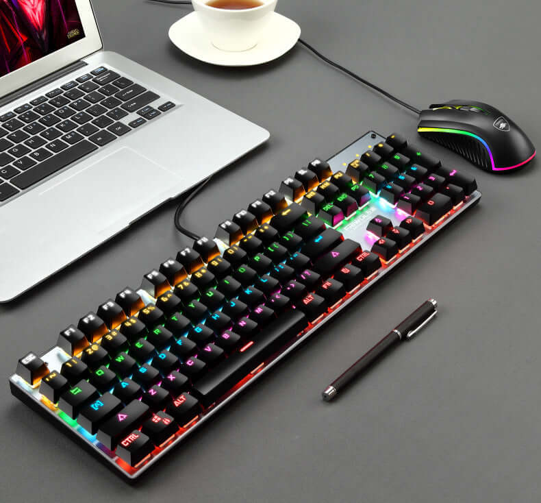 CUTTING-EDGE TECHNOLOGY Mechanical Waterproof Gaming Keyboard