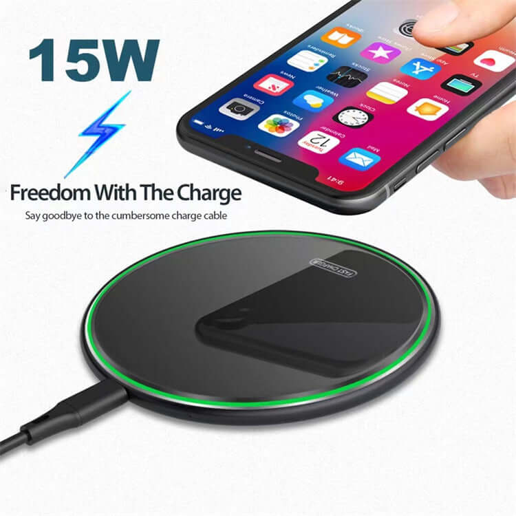 CUTTING-EDGE TECHNOLOGY 30W Wireless Charging Pad With Aluminum Alloy Design