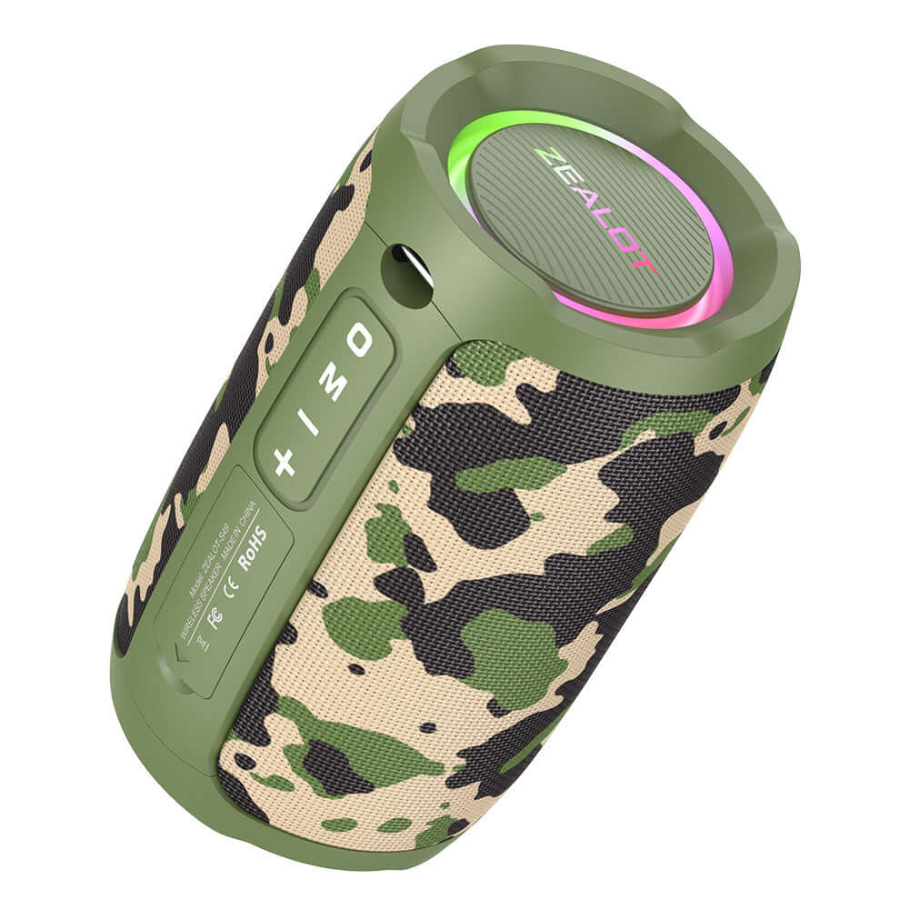 S49 Wireless Bluetooth Speaker with Bass and LED Light