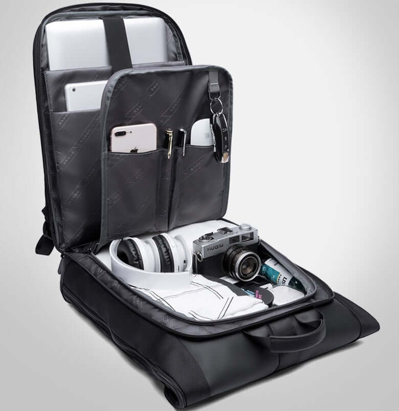 CUTTING-EDGE TECHNOLOGY men's anti-theft waterproof laptop travel backpack with USB charging