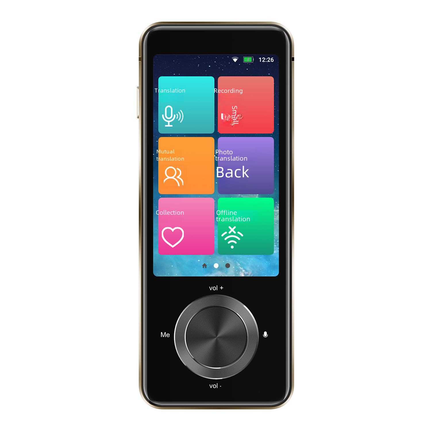 CUTTING-EDGE TECHNOLOGY M9 Smart Voice Translator With WiFi and Camera