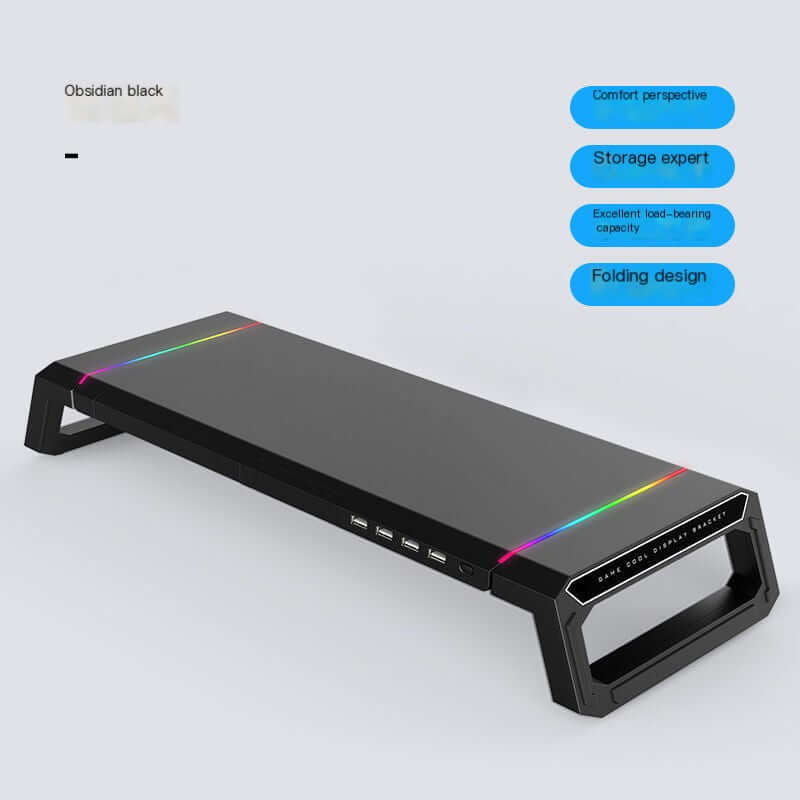 CUTTING-EDGE TECHNOLOGY multi-functional computer monitor stand with USB hub