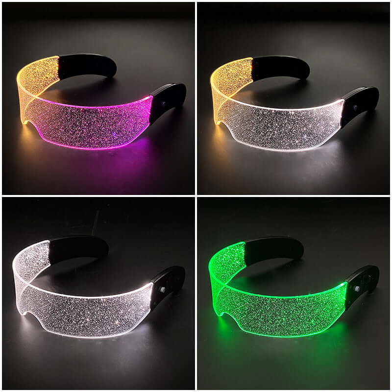 CUTTING-EDGE TECHNOLOGY LED light emitting futuristic glasses