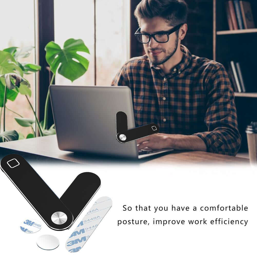 CUTTING-EDGE TECHNOLOGY Adjustable Laptop Phone Holder