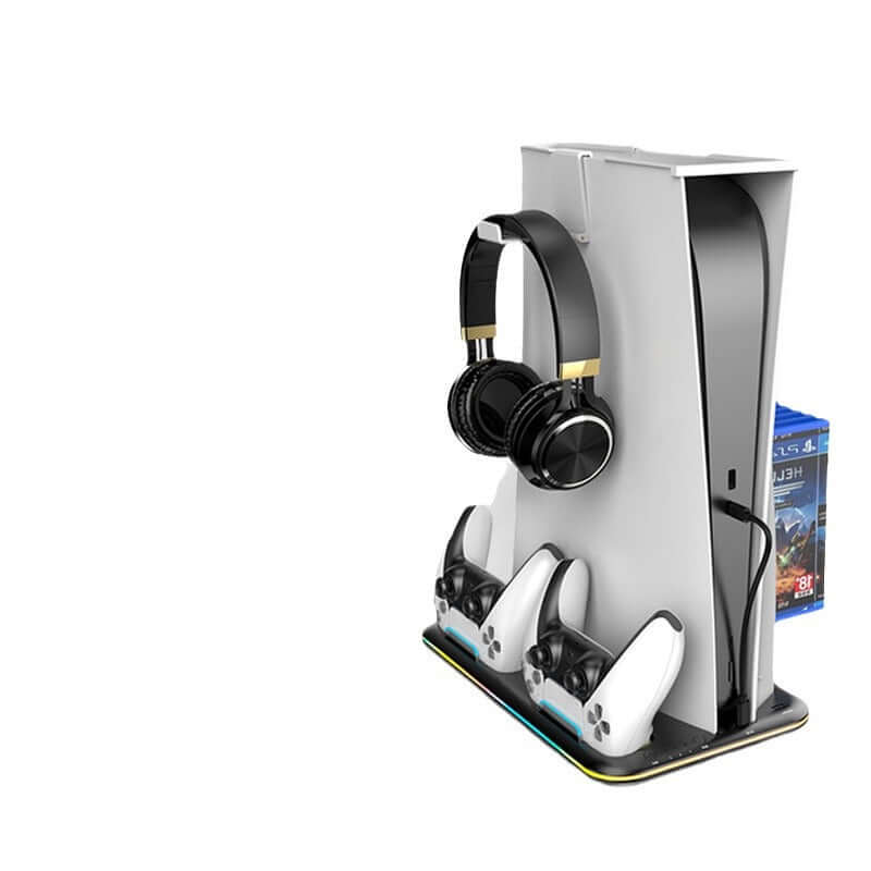 CUTTING-EDGE TECHNOLOGY PS5 RGB Charging Dock for Controllers and Headset