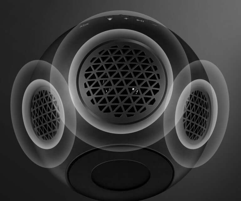 CUTTING-EDGE TECHNOLOGY seven-color LED Bluetooth magic ball speaker