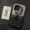 CUTTING-EDGE TECHNOLOGY titanium gray wind hollow phone case