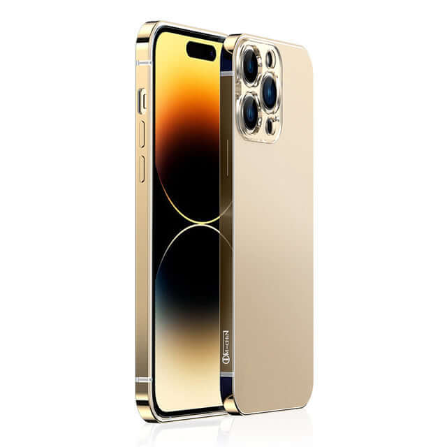 CUTTING-EDGE TECHNOLOGY Stainless Steel iPhone Case 14/13/12