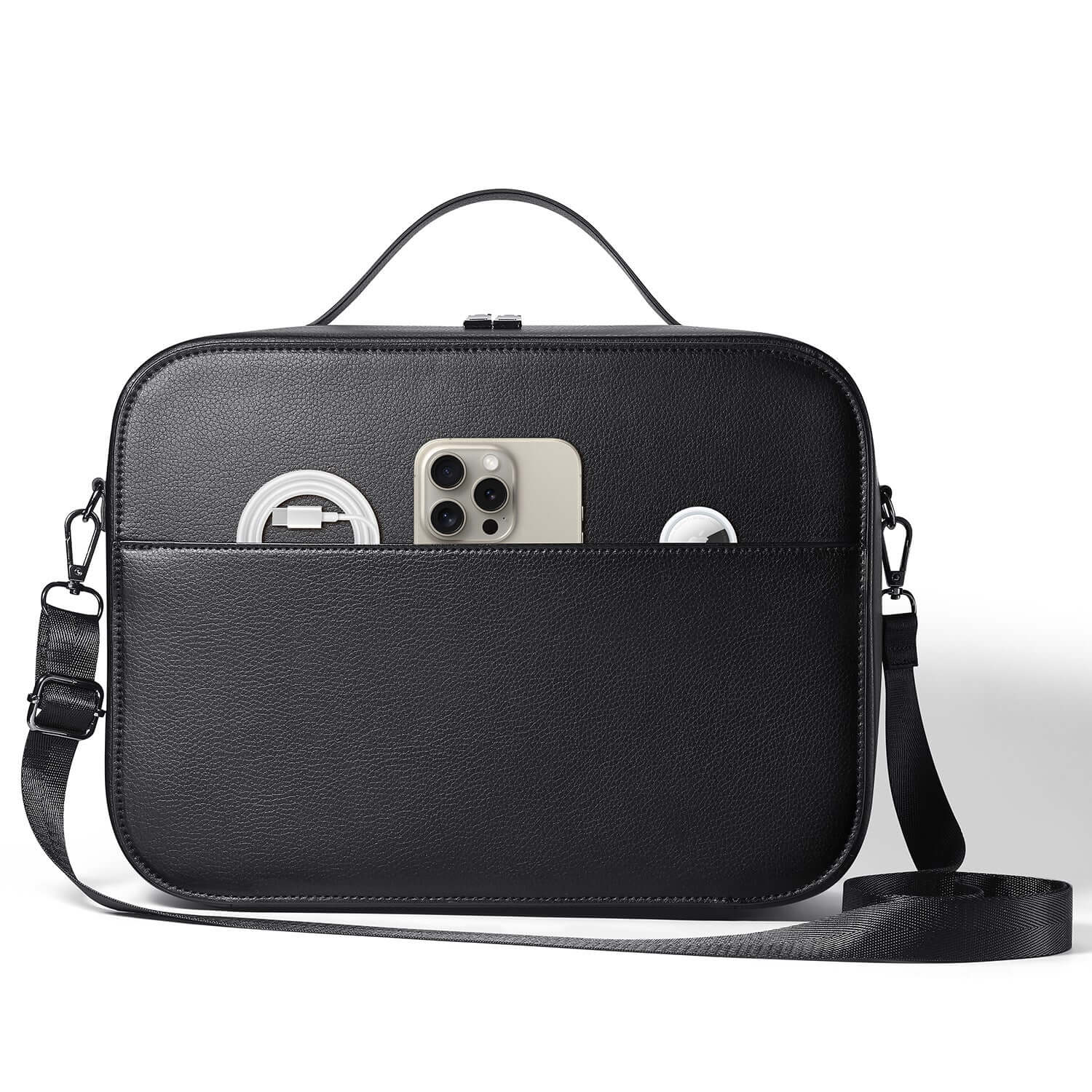 CUTTING-EDGE TECHNOLOGY Leather Storage Case for Apple Vision Pro