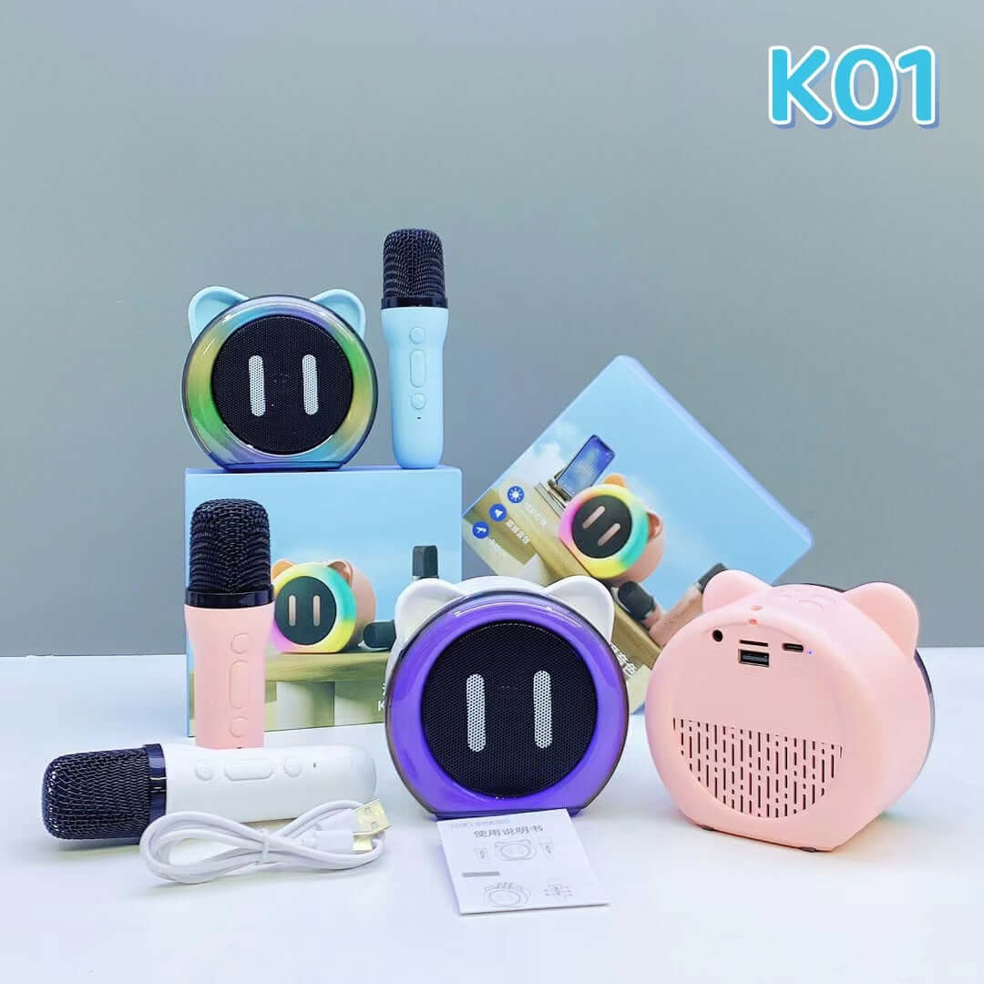 CUTTING-EDGE TECHNOLOGY Bluetooth Karaoke Speaker for Kids
