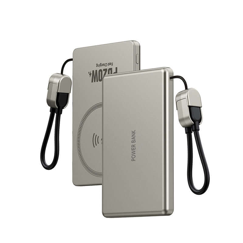 CUTTING-EDGE TECHNOLOGY Ultra-Thin Magnetic Wireless Power Bank
