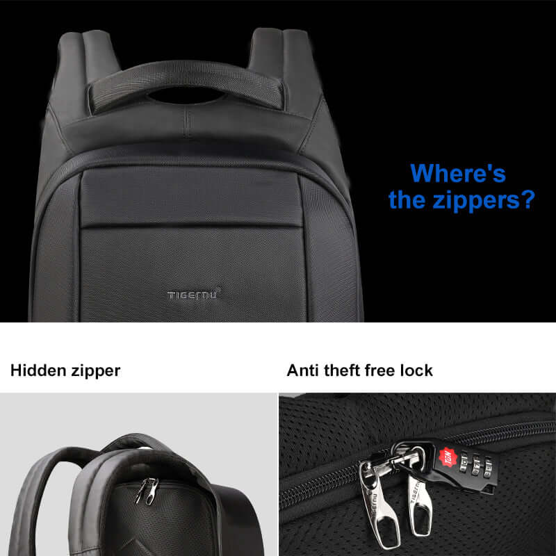 CUTTING-EDGE TECHNOLOGY 15.6-Inch Men's Laptop Backpack