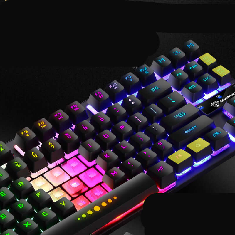 CUTTING-EDGE TECHNOLOGY Notebook Gaming Mechanical Glow Keyboard