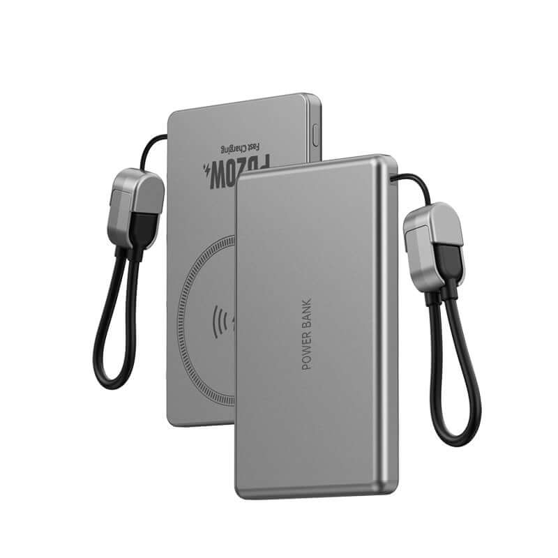 CUTTING-EDGE TECHNOLOGY Ultra-Thin Magnetic Wireless Power Bank