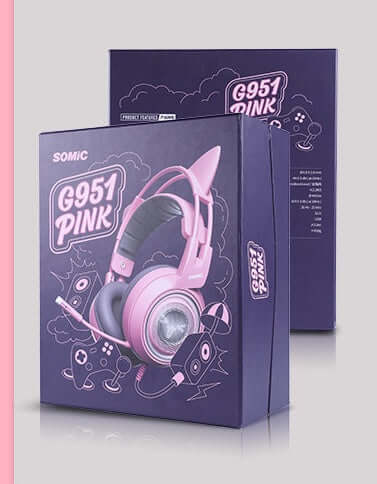 CUTTING-EDGE TECHNOLOGY G951 USB 7.1 Cat Ear Gaming Headset