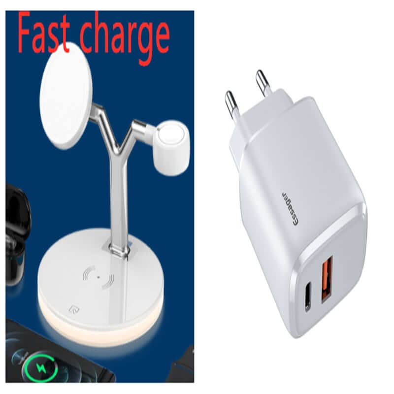 CUTTING-EDGE TECHNOLOGY 3-in-1 15W Magnetic Wireless Charger