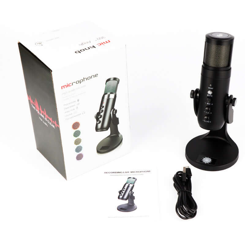 CUTTING-EDGE TECHNOLOGY RGB USB Condenser Microphone