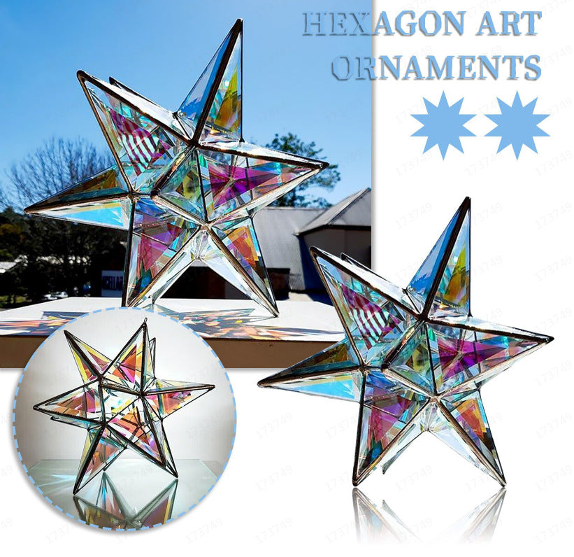 CUTTING-EDGE TECHNOLOGY Acrylic Decorative Colorful Hexagon