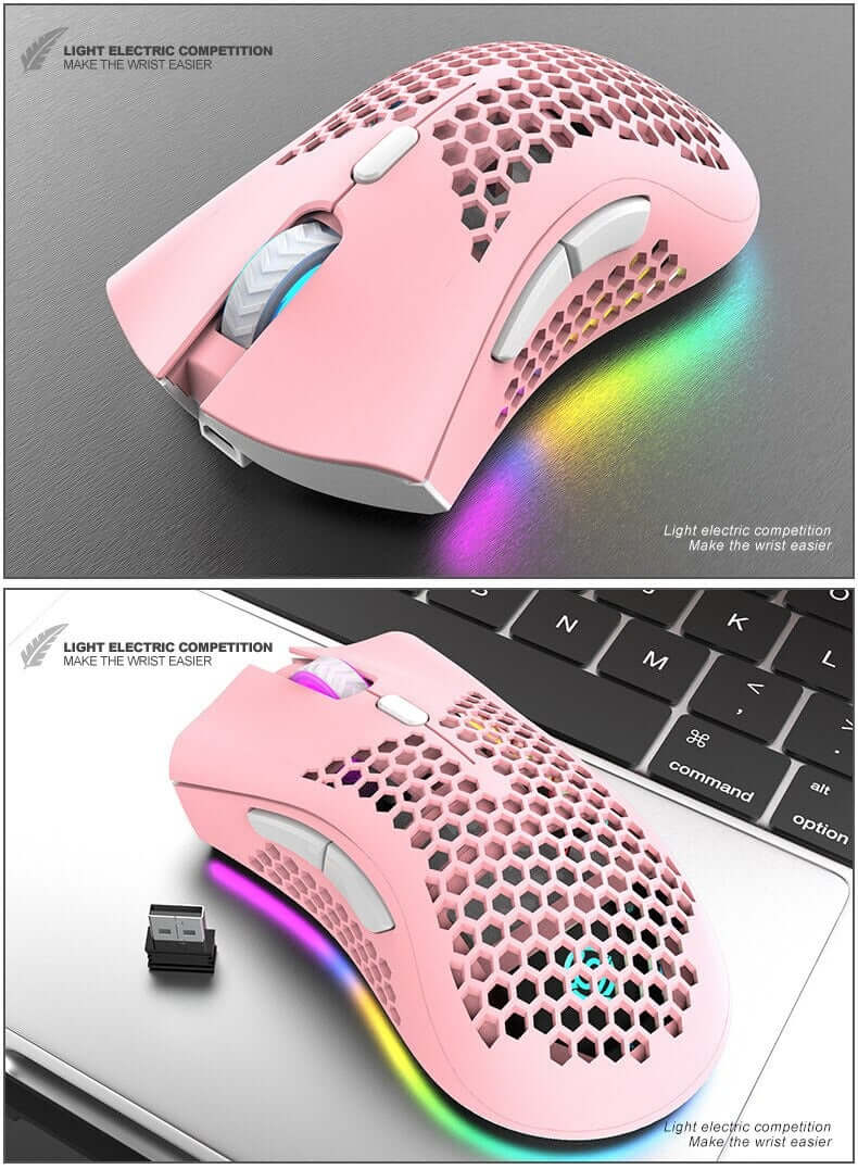 Wireless RGB Gaming Mouse for PC