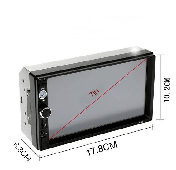 CUTTING-EDGE TECHNOLOGY 7-Inch Car MP5 Bluetooth Touch Screen