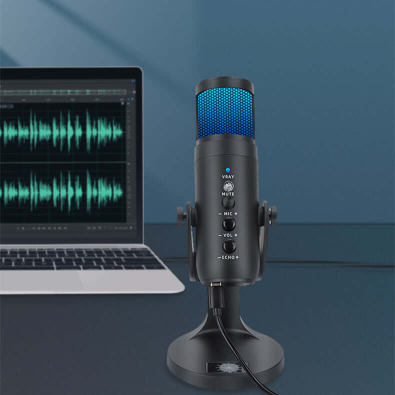 CUTTING-EDGE TECHNOLOGY RGB USB Condenser Microphone