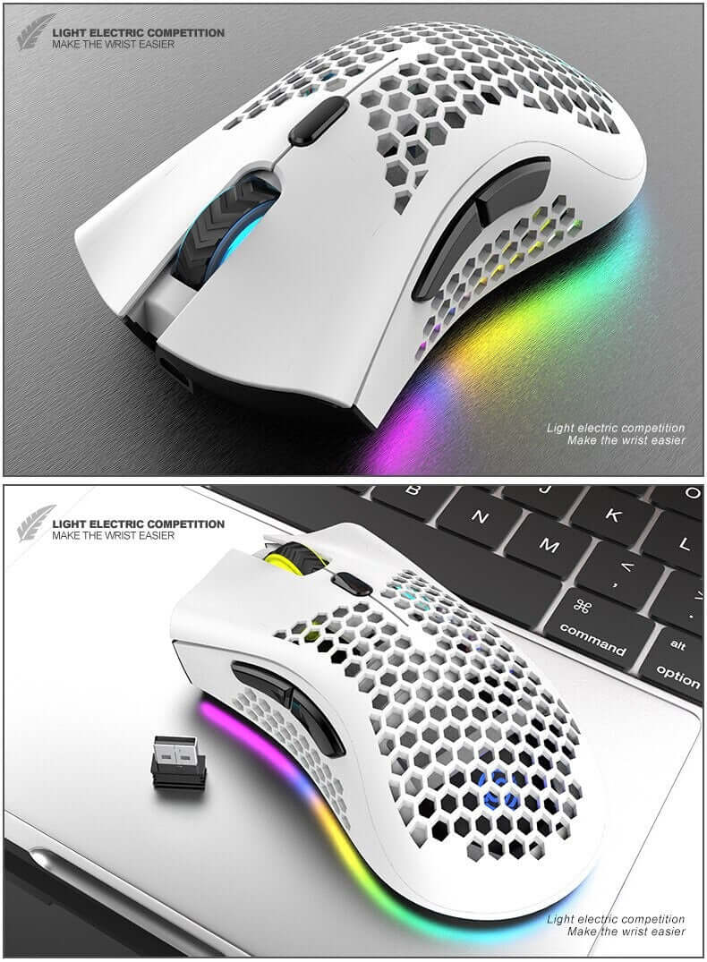 Wireless RGB Gaming Mouse for PC