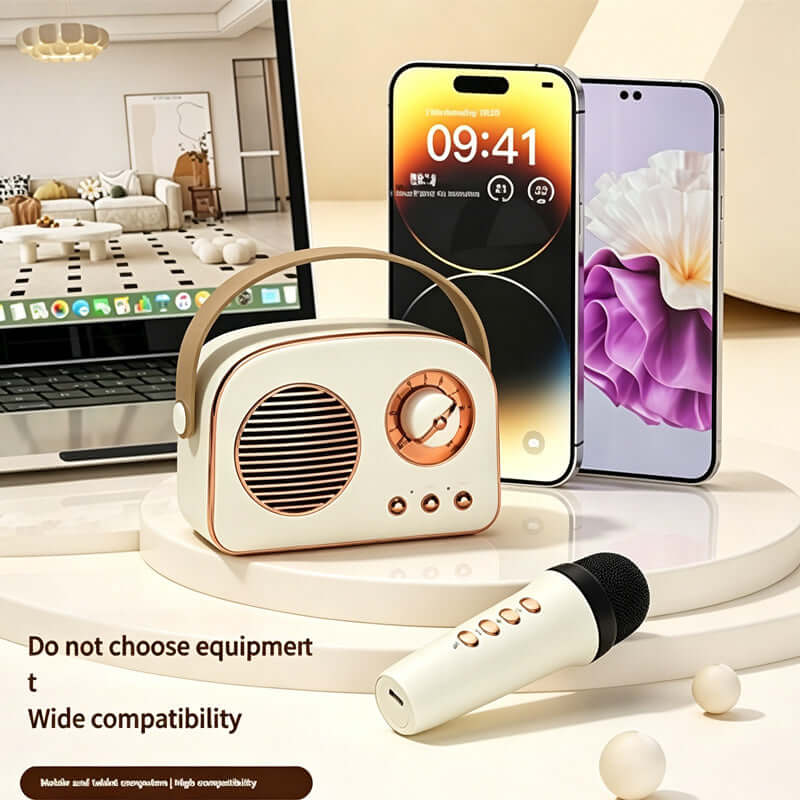 CUTTING-EDGE TECHNOLOGY Mini Portable Karaoke Machine