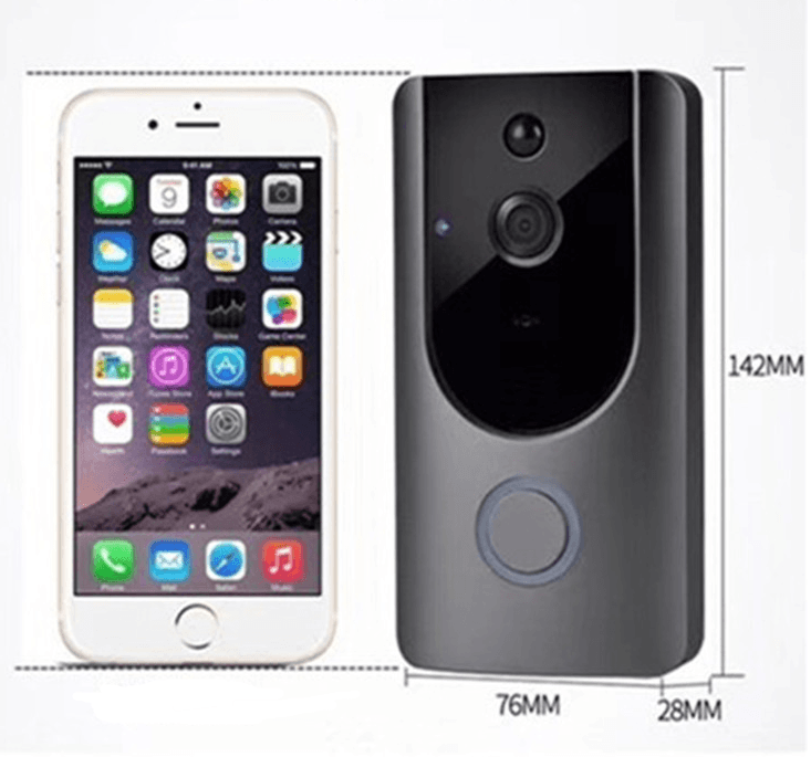 CUTTING-EDGE TECHNOLOGY Smart Home WiFi visual doorbell with intercom system